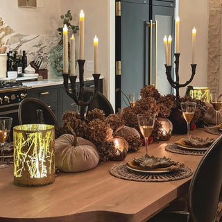 Turning the Everyday into a Seasonal Display -  Simple and Sophisticated Way to Celebrate Thanksgiving in Style!